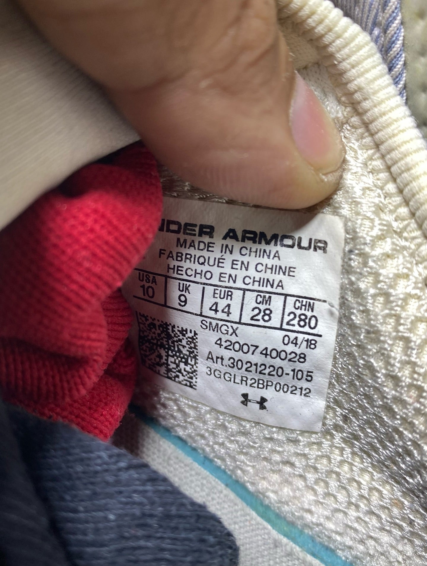 Under @rmour ( Size 44 / 10 )